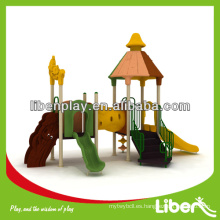 Lala Forest Series juegos infantiles de plástico al aire libre diapositivas de plástico para la venta LE.LL.004